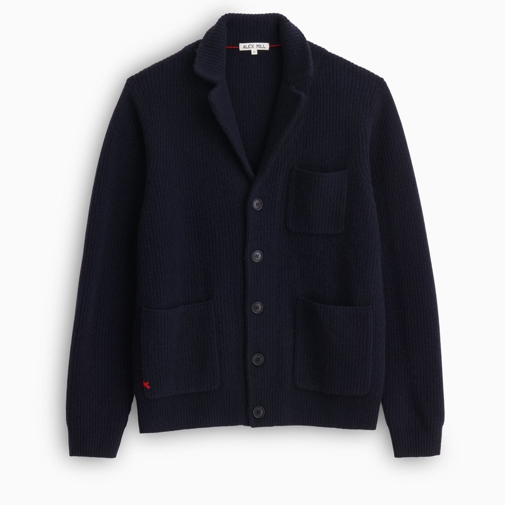 Alex Mill Mitchell Cardigan in Washed Cashmere